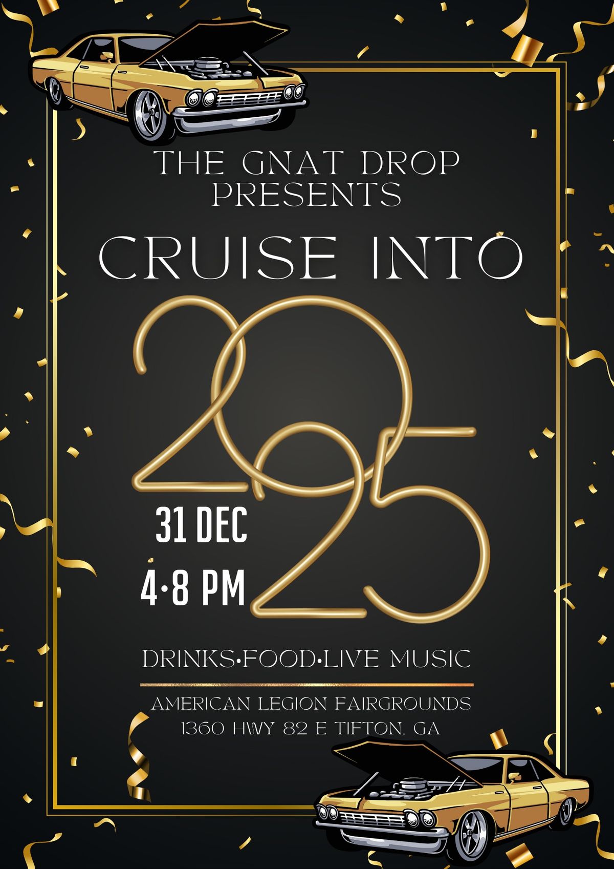 Cruise Into 2025 Hosted by The Tifton Gnat Drop