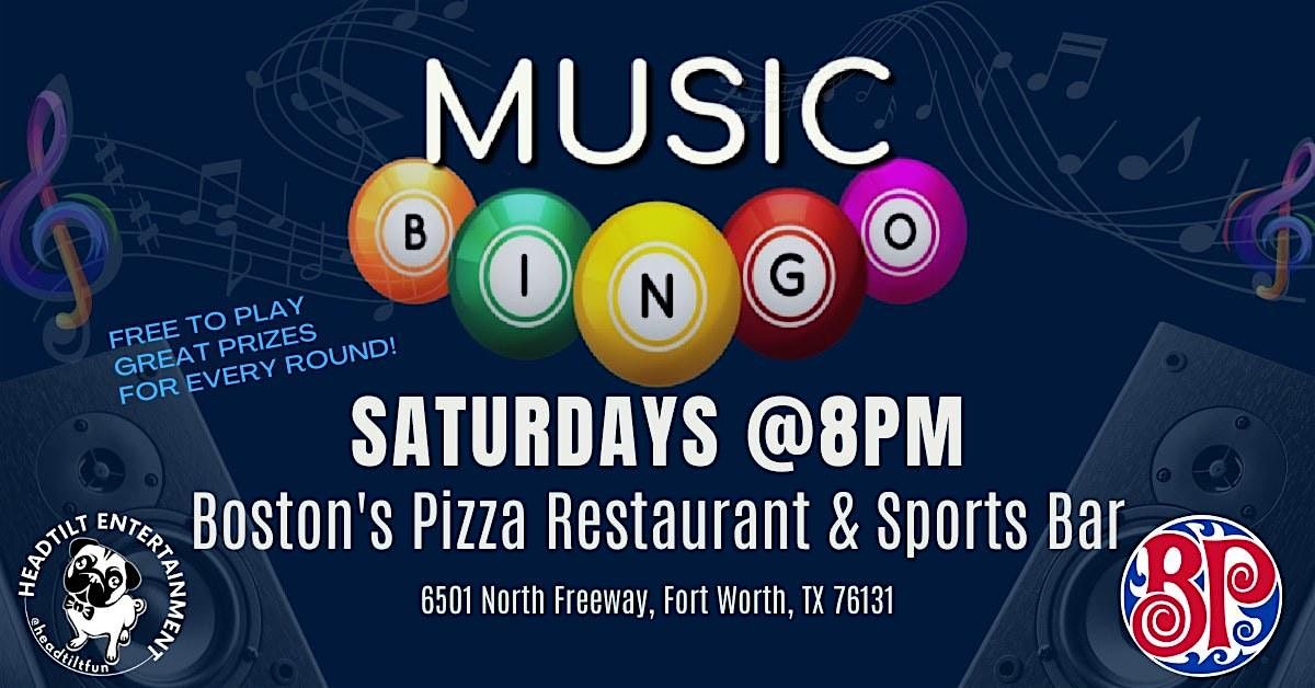 TUESDAY MUSIC BINGO NIGHT AT BOSTON'S PIZZA RESTAURANT FT WORTH