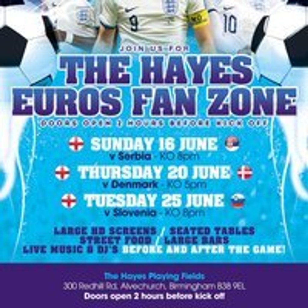 England V Slovenia Hayes Fan Zone