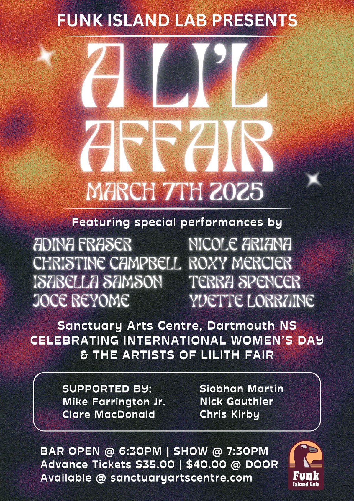 A Li\u2019l Affair: Celebrating International Women's Day & the Artists of Lilith Fair