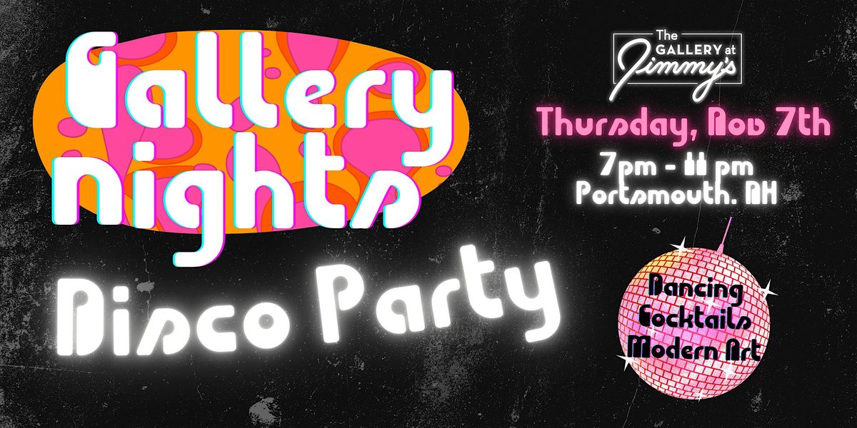 FREE Disco Party in Modern Art Gallery!