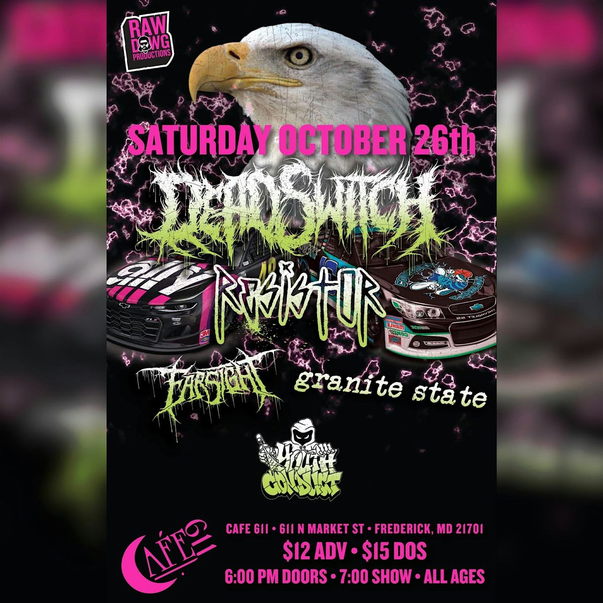 Deadswitch, Resistor, Farsight, Granite State, Youth Conduct