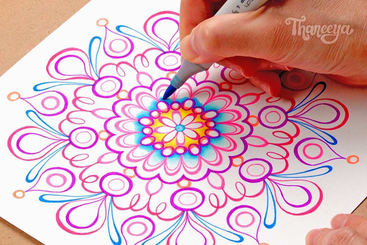 Art of India: Make Rangoli & Mandala Designs for Mindfulness at Westwood Public Library