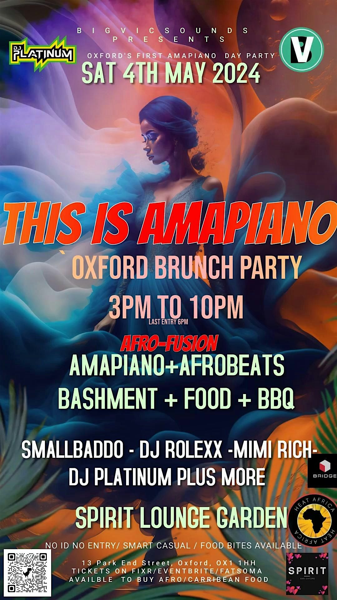 AMAPIANO AFRO-FUSION BRUNCH OXFORD DAY PARTY