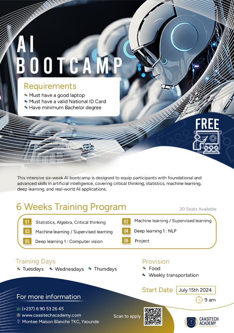 6 Weeks AI Bootcamp by Caasitech Academy 