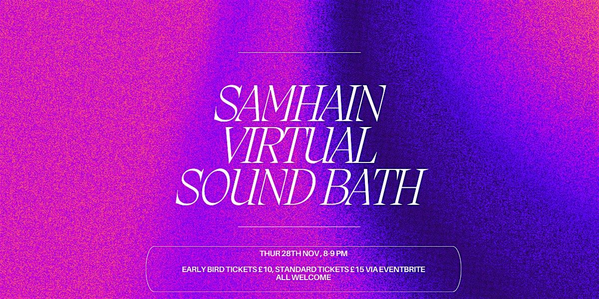 Samhain Virtual Sound Bath