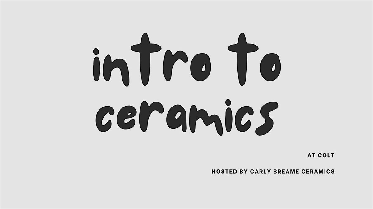 Introduction to Ceramics Workshop