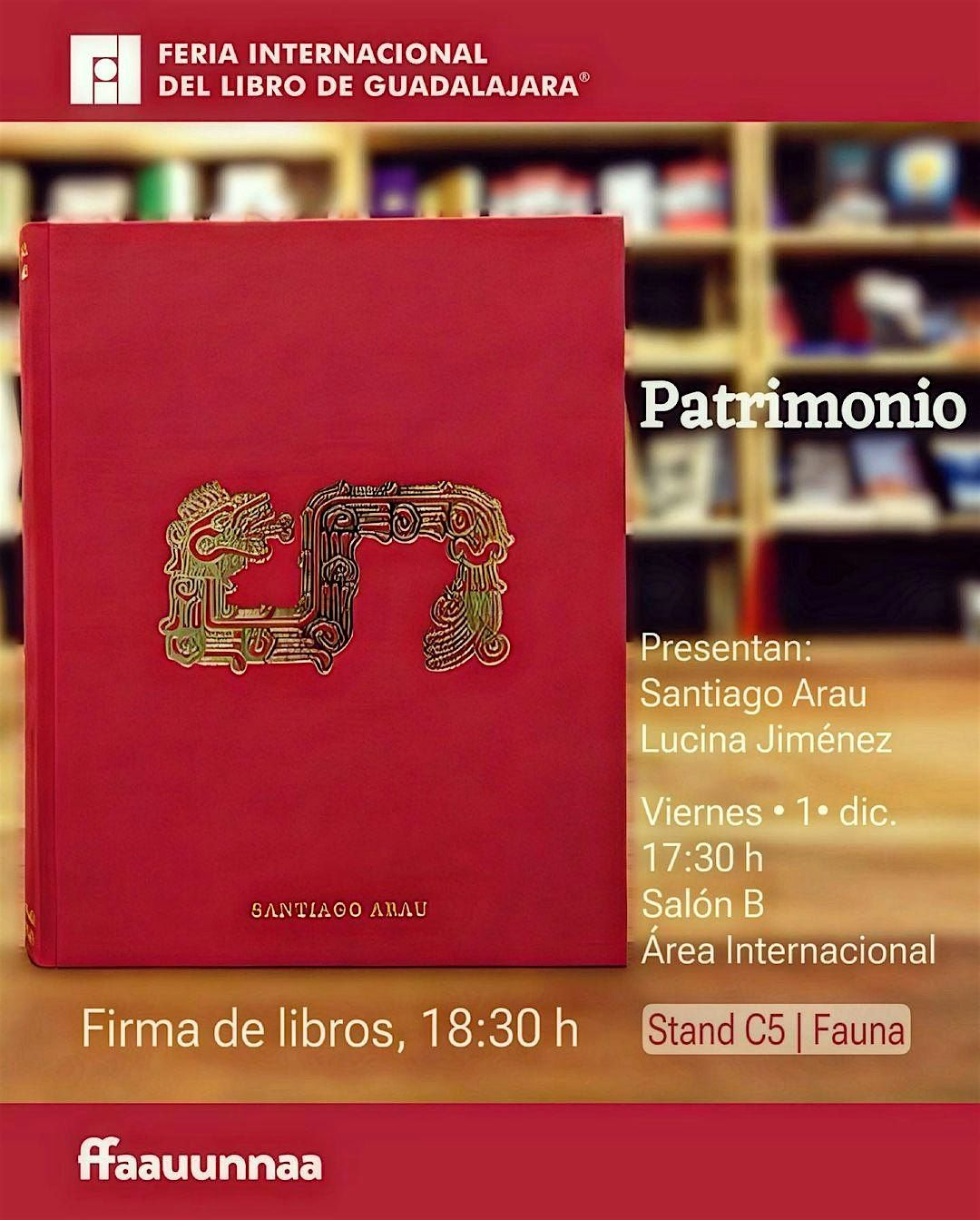 Presentaci\u00f3n de Patrimonio, de Santiago Arau (Fauna Libros)