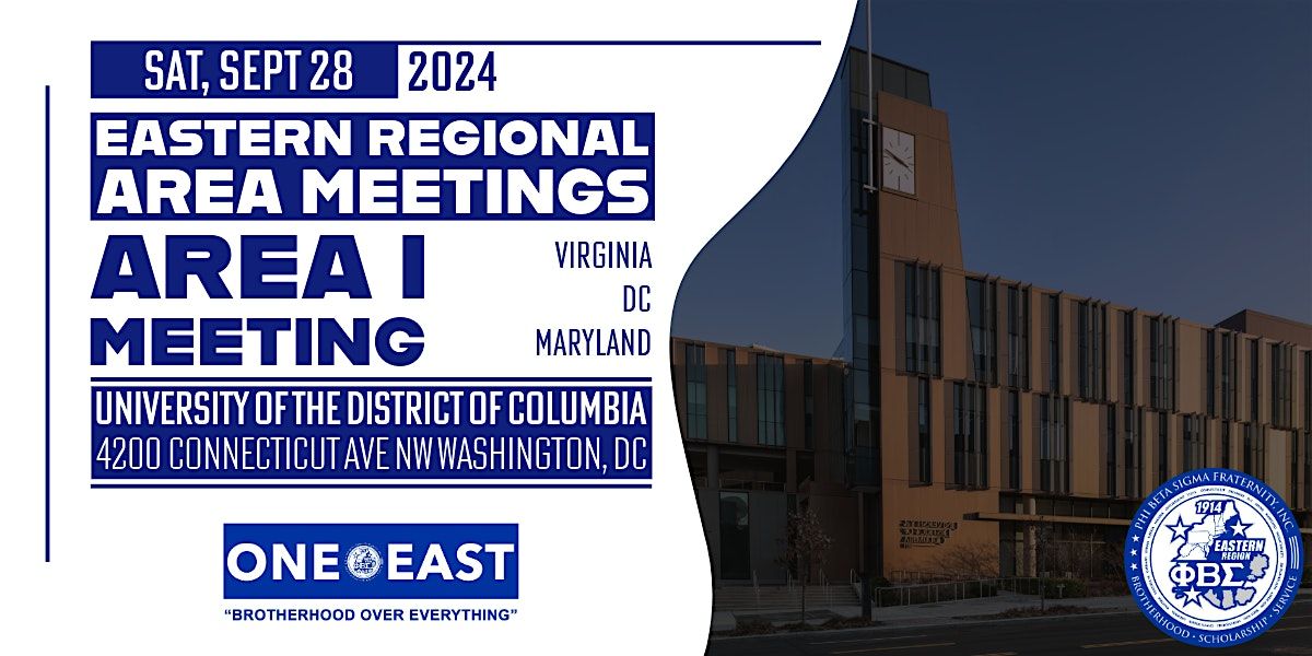 2024 Eastern Regional Area I Meeting