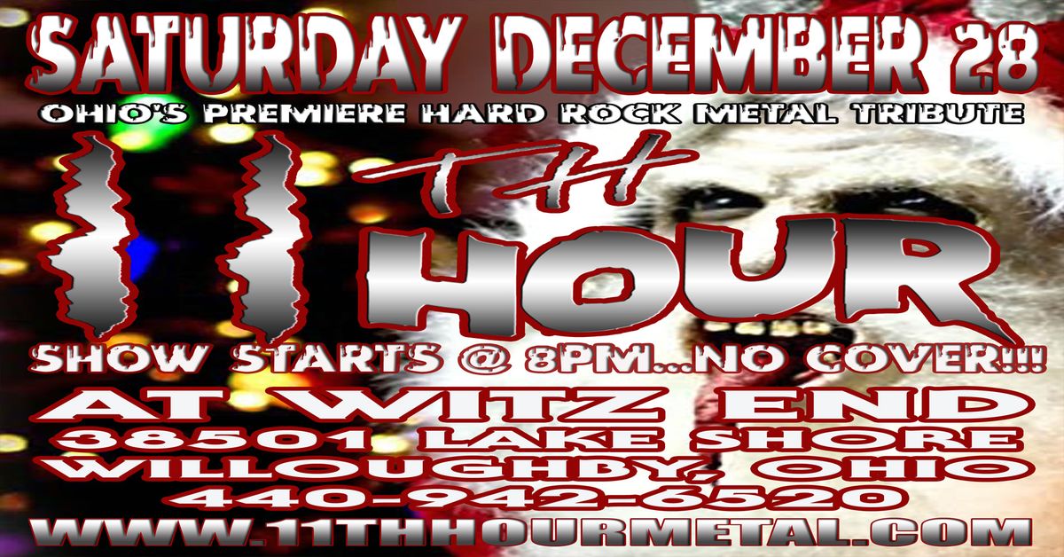 11th Hour Holiday show at At Witz End in Willoughby