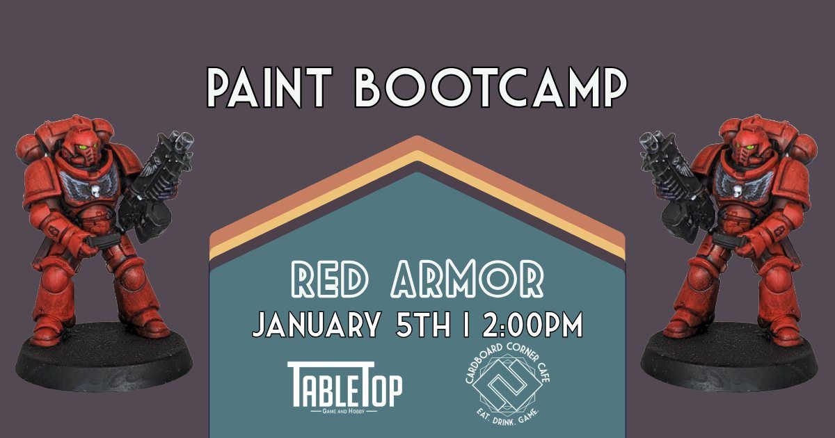 Mini Painting Bootcamp: Red Armor