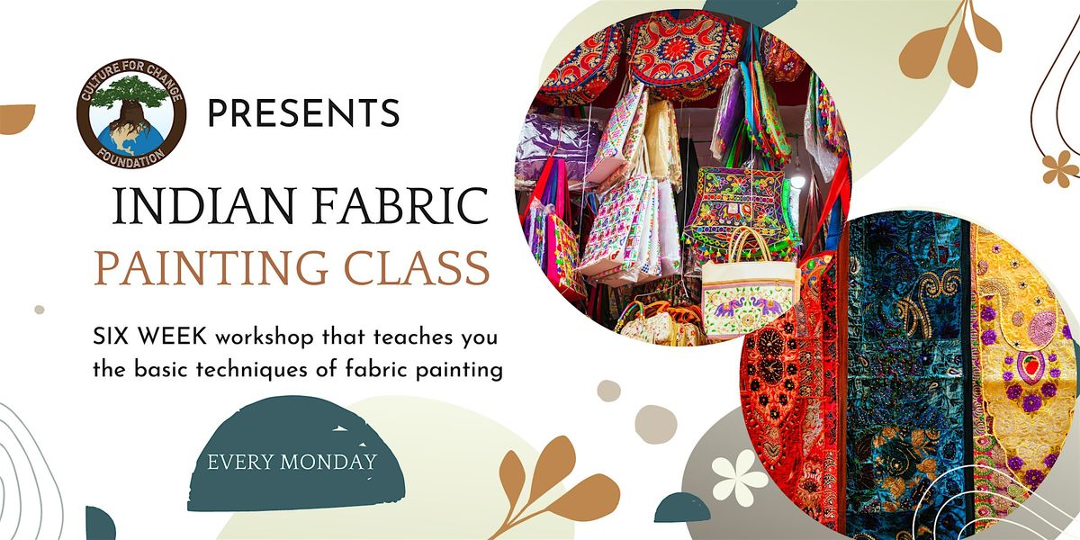 Indian Fabric Painting Class