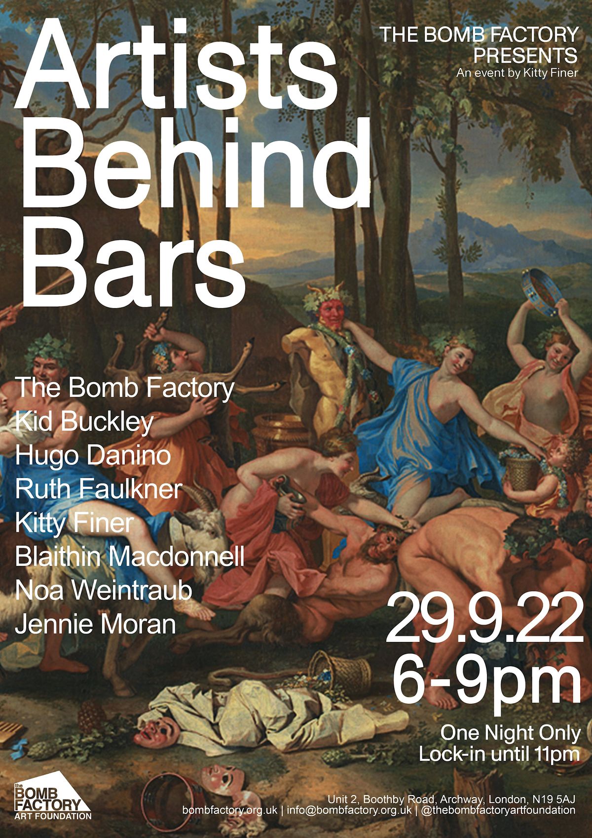 Artists Behind Bars, The Bomb Factory Art Foundation, London, 29