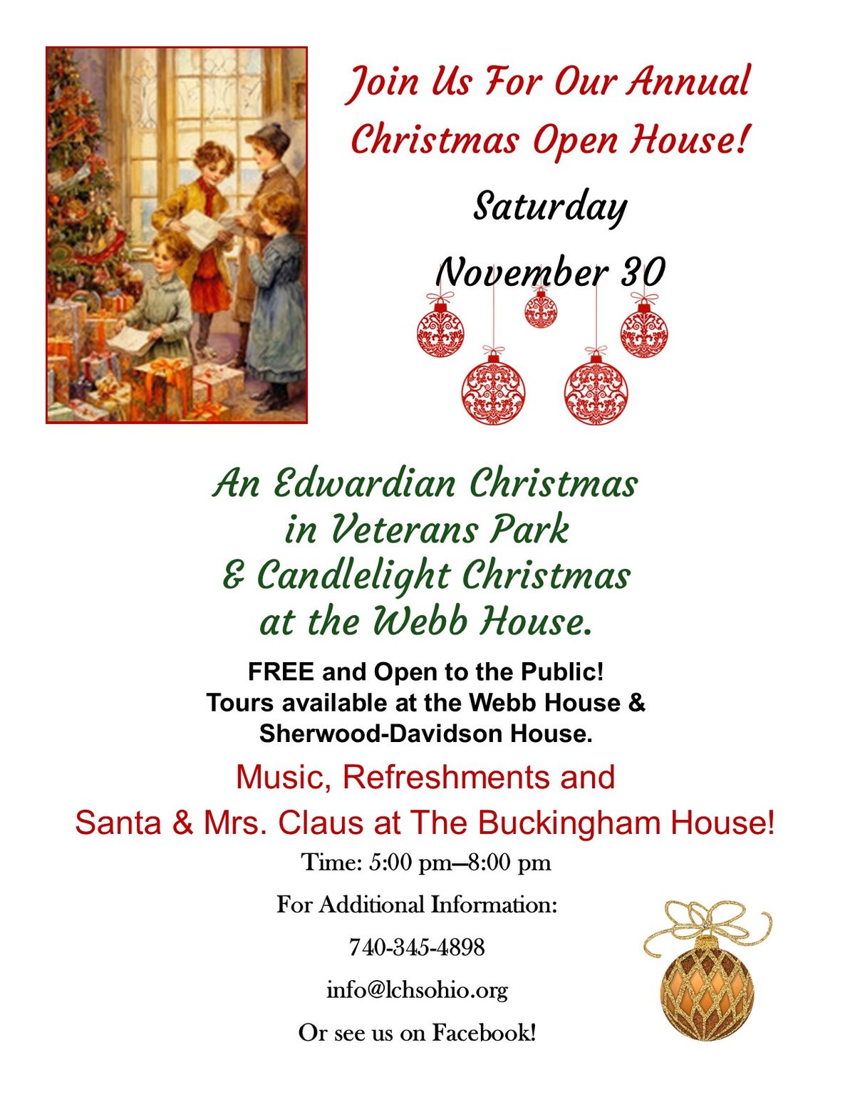 Annual Christmas Open House