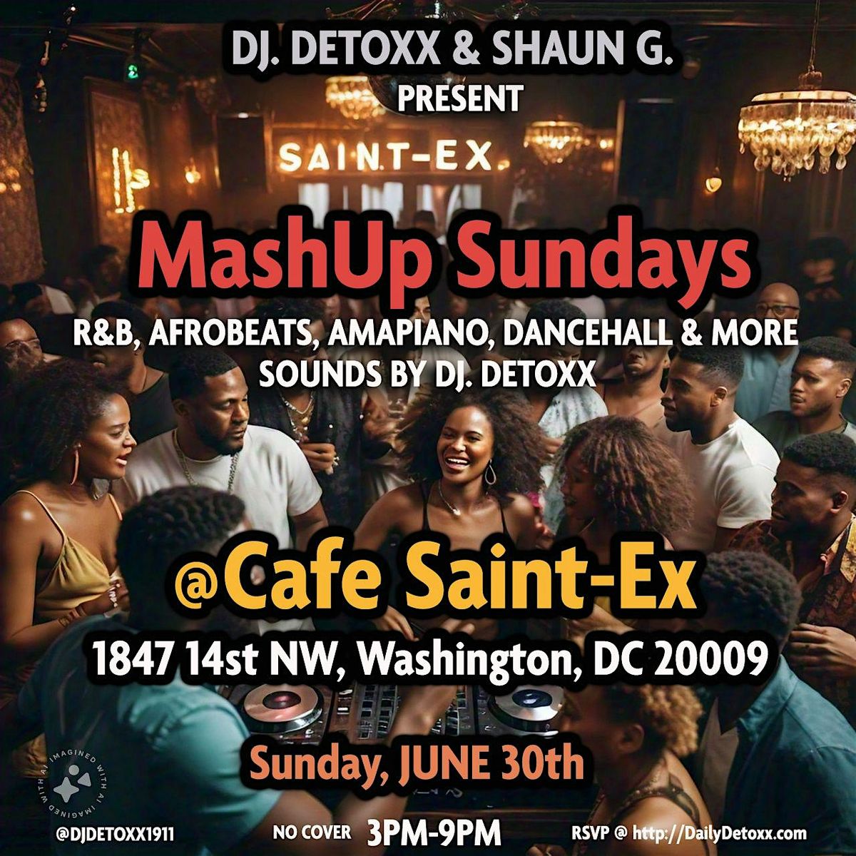 MashUp Sundays - Day Party - JUNE 30, 2024 SUNDAY 3PM-9PM
