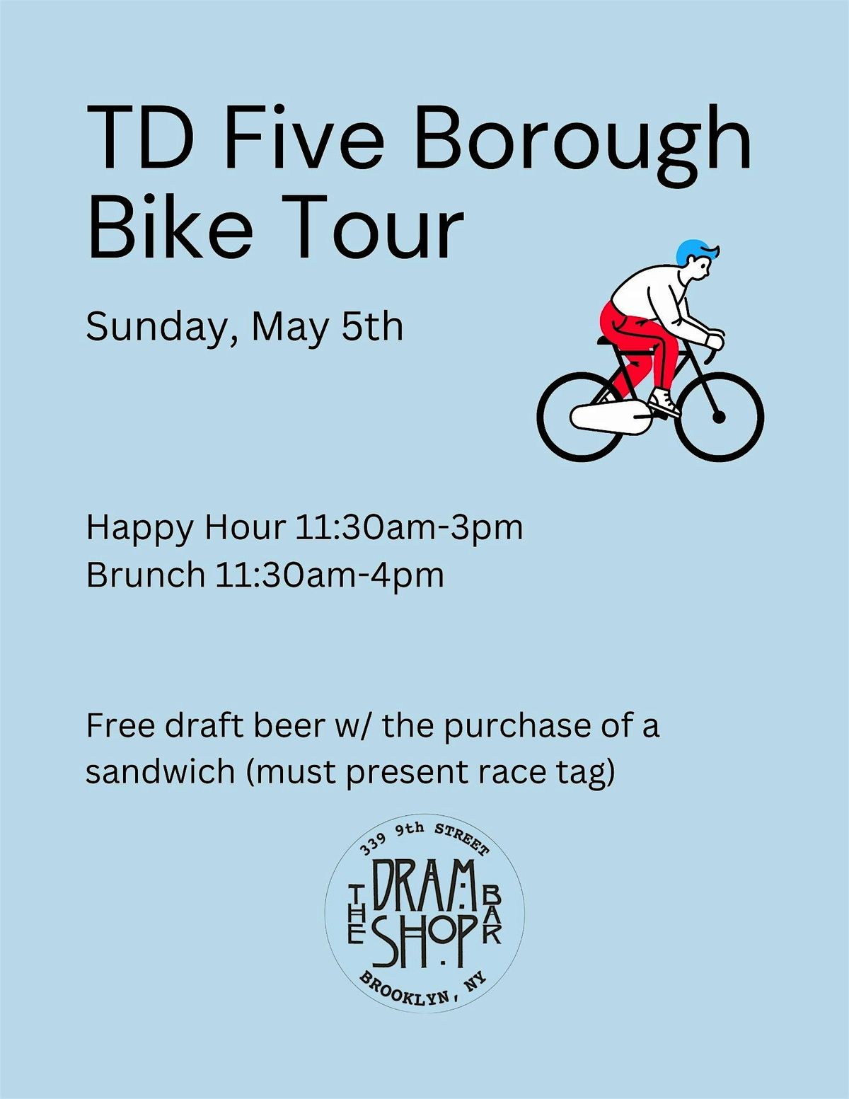 Five Borough Bike Tour Post Celebration