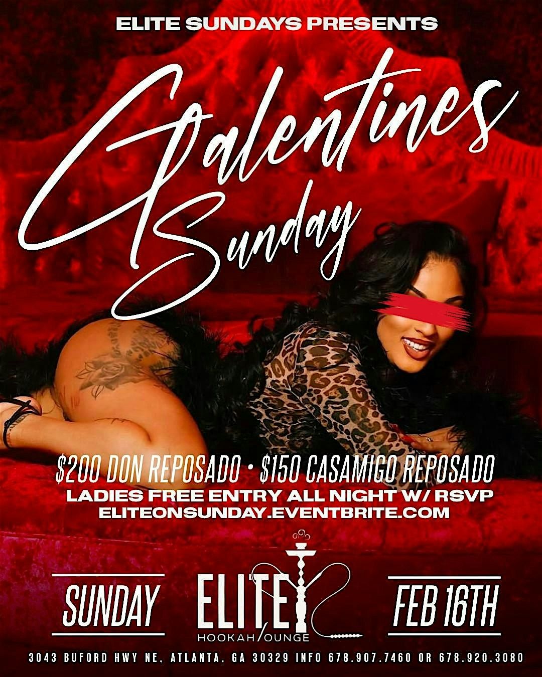 Galentine\u2019s Sunday at Elite Lounge FEB 16TH