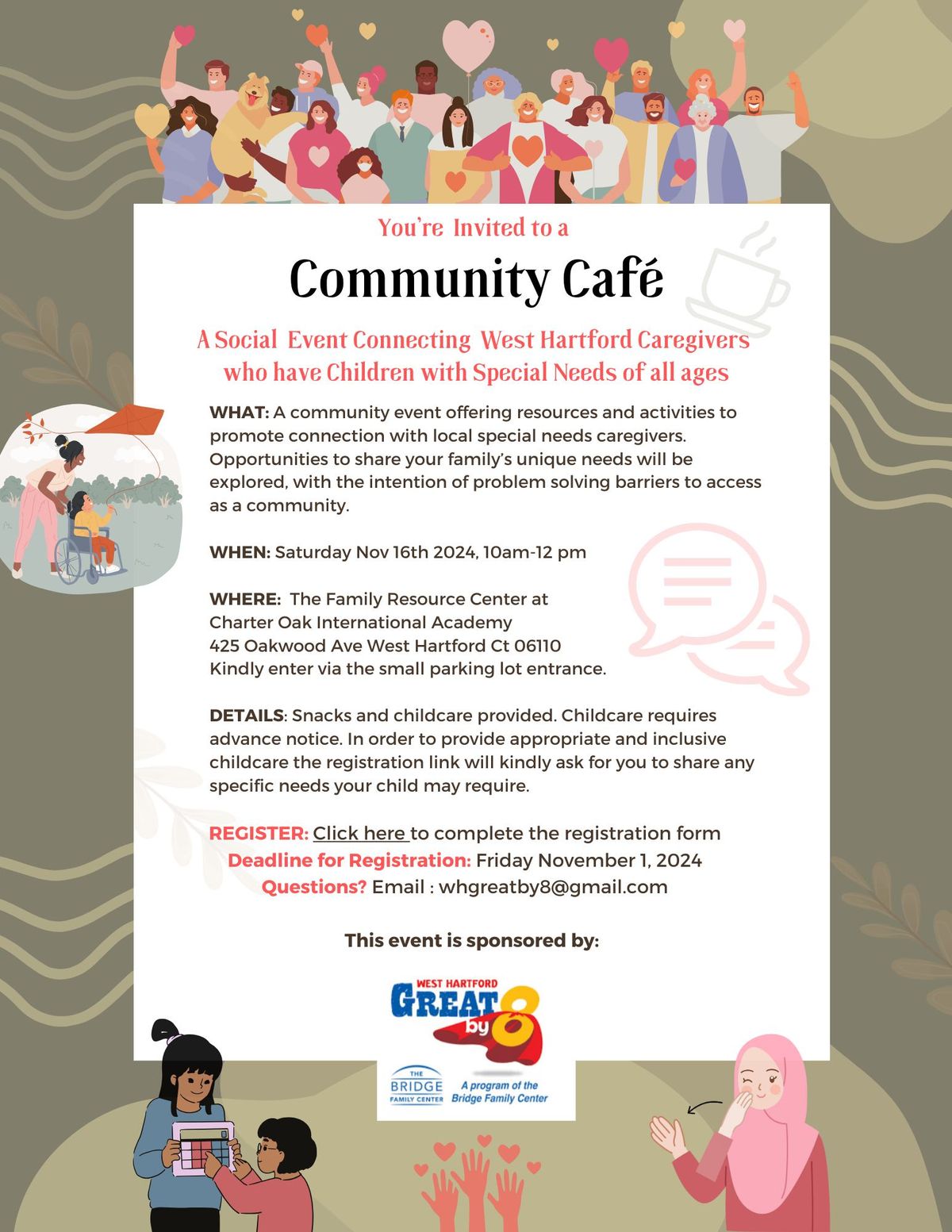 Community Cafe for Caregivers of Children with Special Needs 