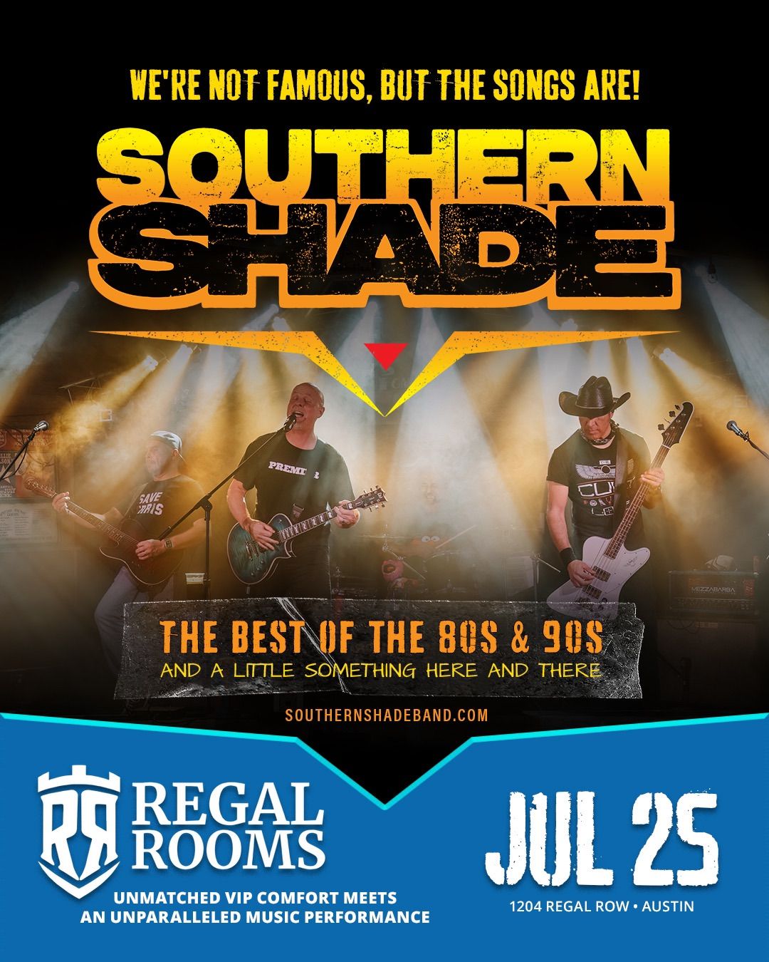 Southern Shade debut at THE REGAL ROOMS!