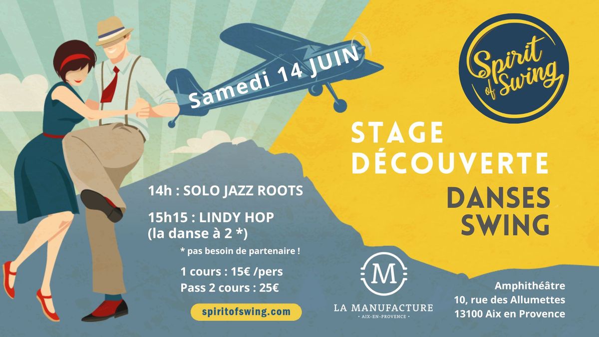 Stage D\u00e9couverte de danses Swing