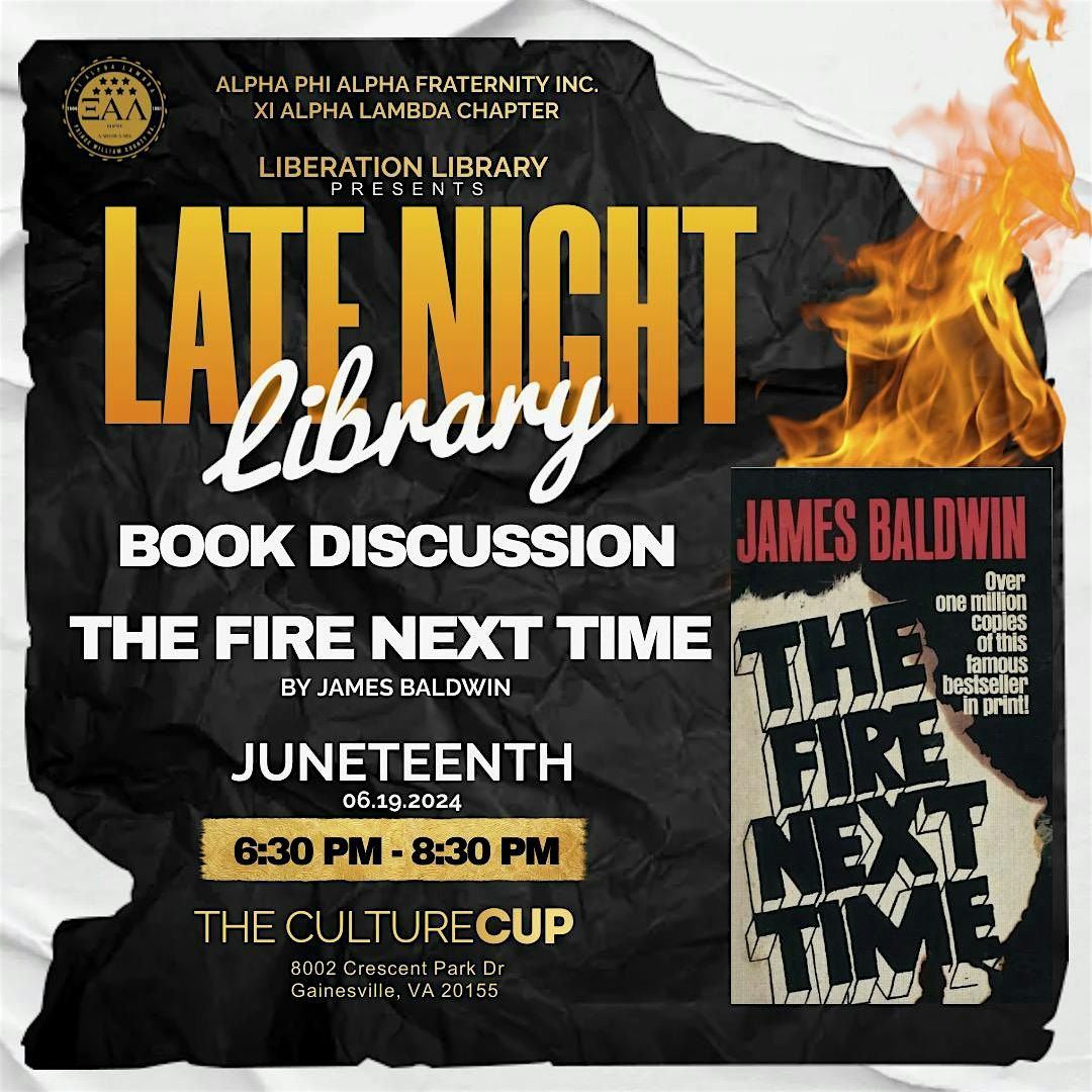 Late Night Library: "The Fire Next Time" Book Discussion