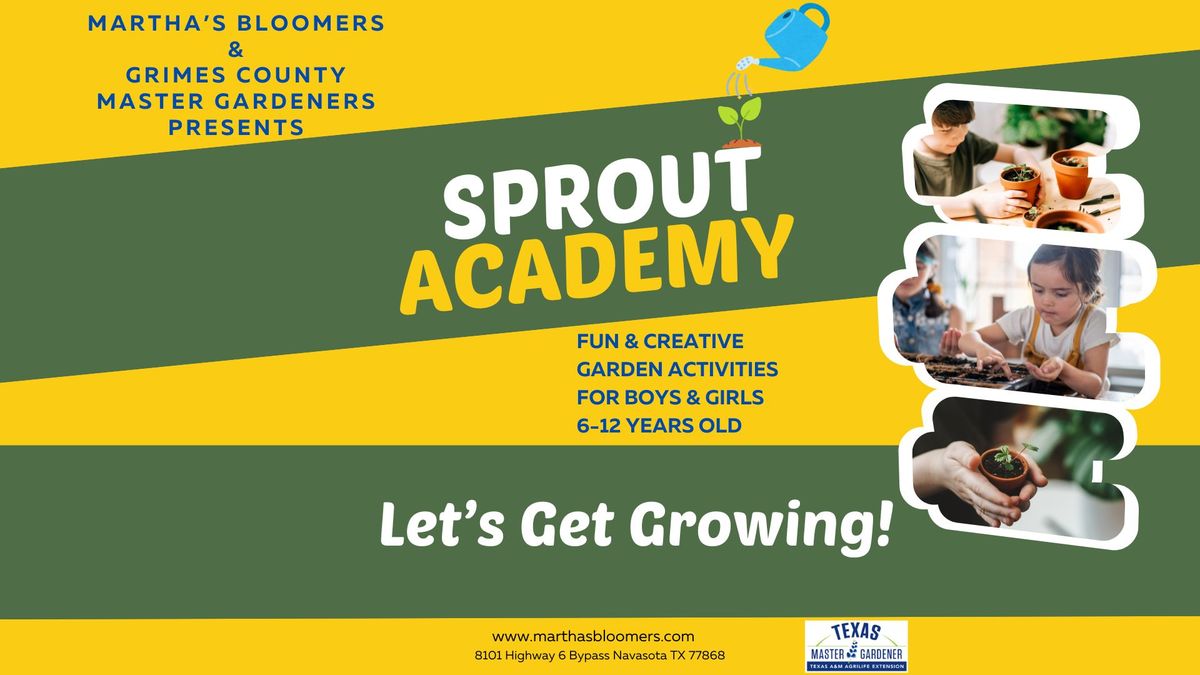 Sprout Academy - A kid's gardening experience at Martha's Bloomers