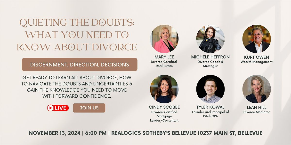 Quieting the Doubts: What You Need to Know About Divorce