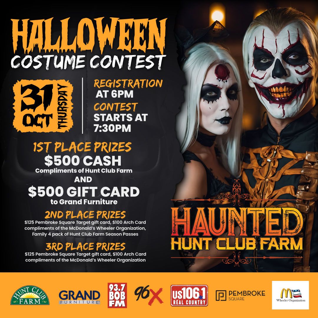 Halloween Costume Contest at Haunted Hunt Club Farm 