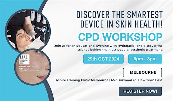 CPD Workshop with Hyrafacial MELBOURNE