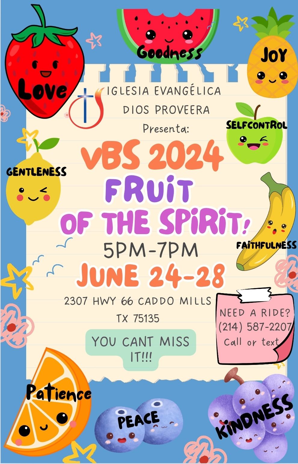 VBS 2024: FRUIT OF THE SPIRT!