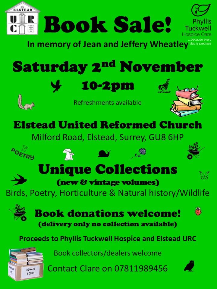 Book Sale in memory of Jean and Jeffery Wheatley