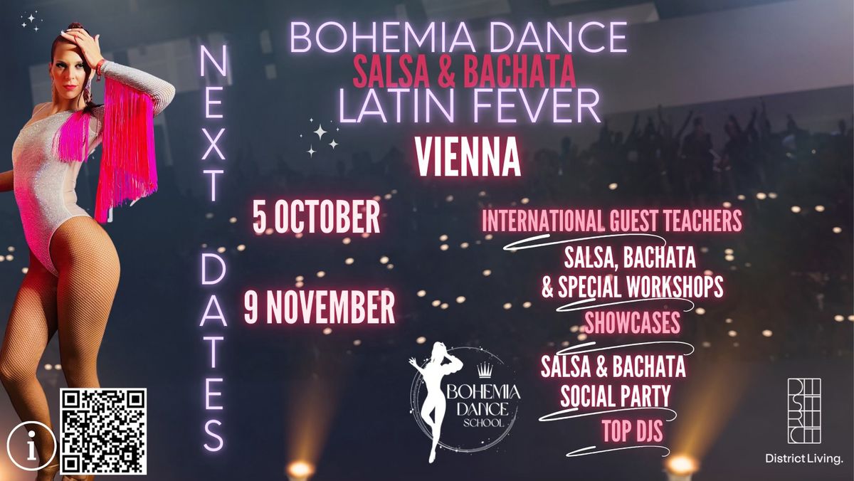 Bohemia Dance Latin Fever ~ Salsa & Bachata workshops & party for Everybody