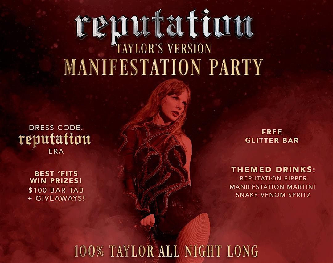 Reputation TV Manifestation Party - Taylor Swift Night  Brisbane