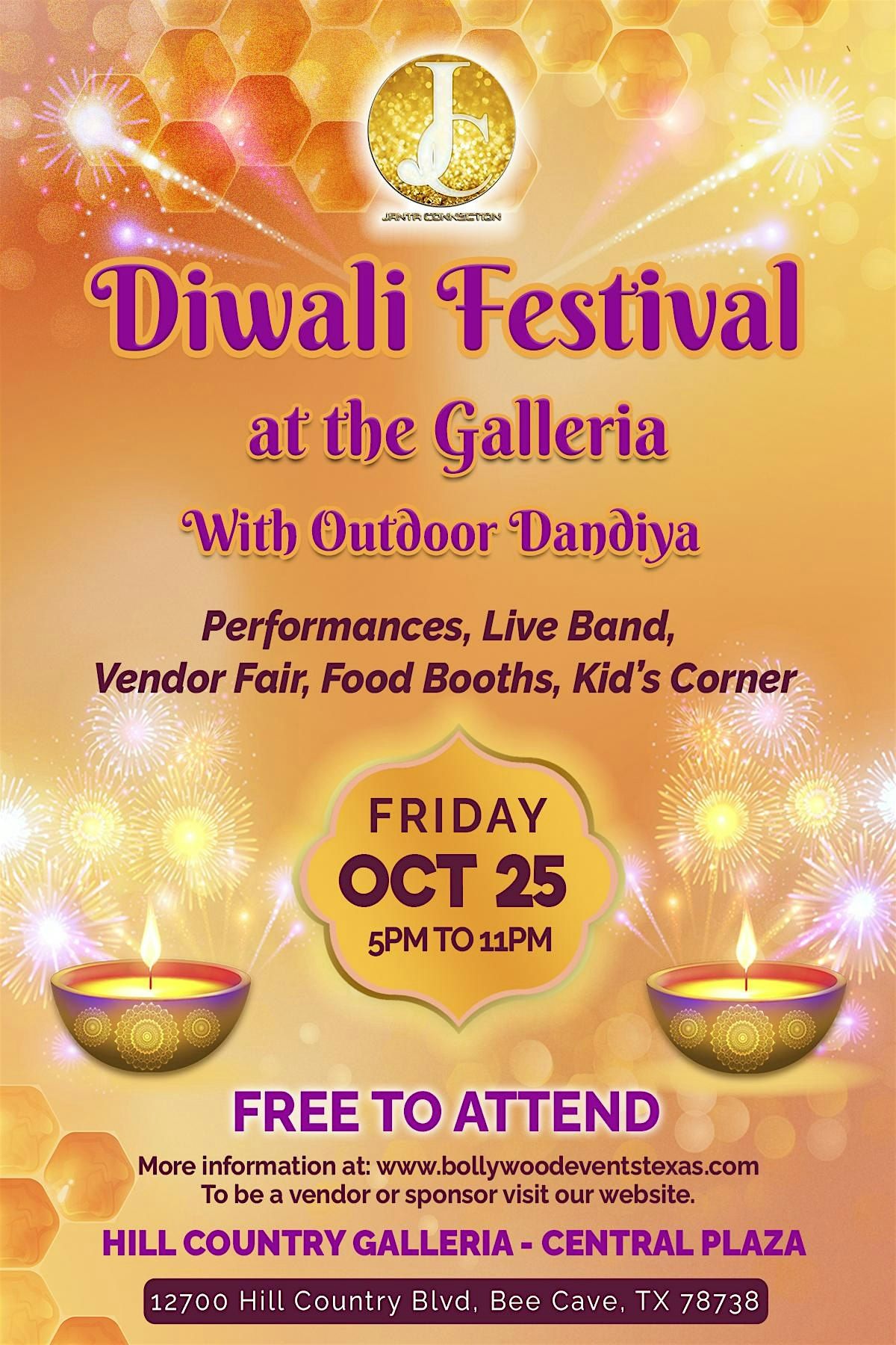 Diwali Festival with Dandiya Under the Stars