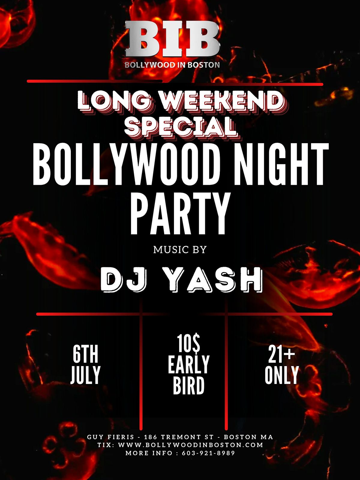 LONG WEEKEND SPECIAL - BOLLYWOOD DANCE PARTY - GIRLS FREE - DJ YASH