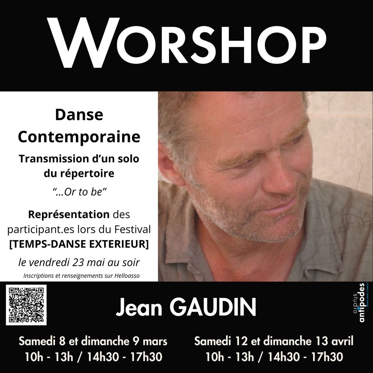 WORKSHOP avec Jean Gaudin