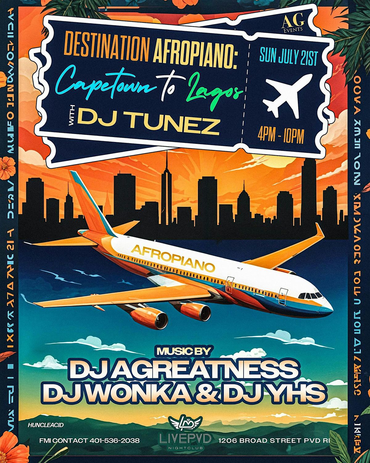 Destination AfroPiano: Capetown To Lagos With DJ TUNEZ