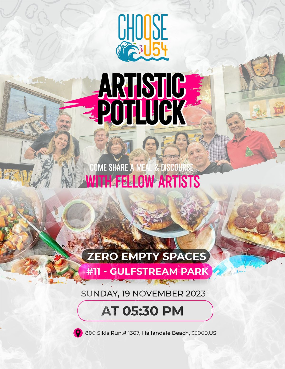 Choose954 Artists Potluck - Come Share A Meal & Discourse W\/ Fellow Artists