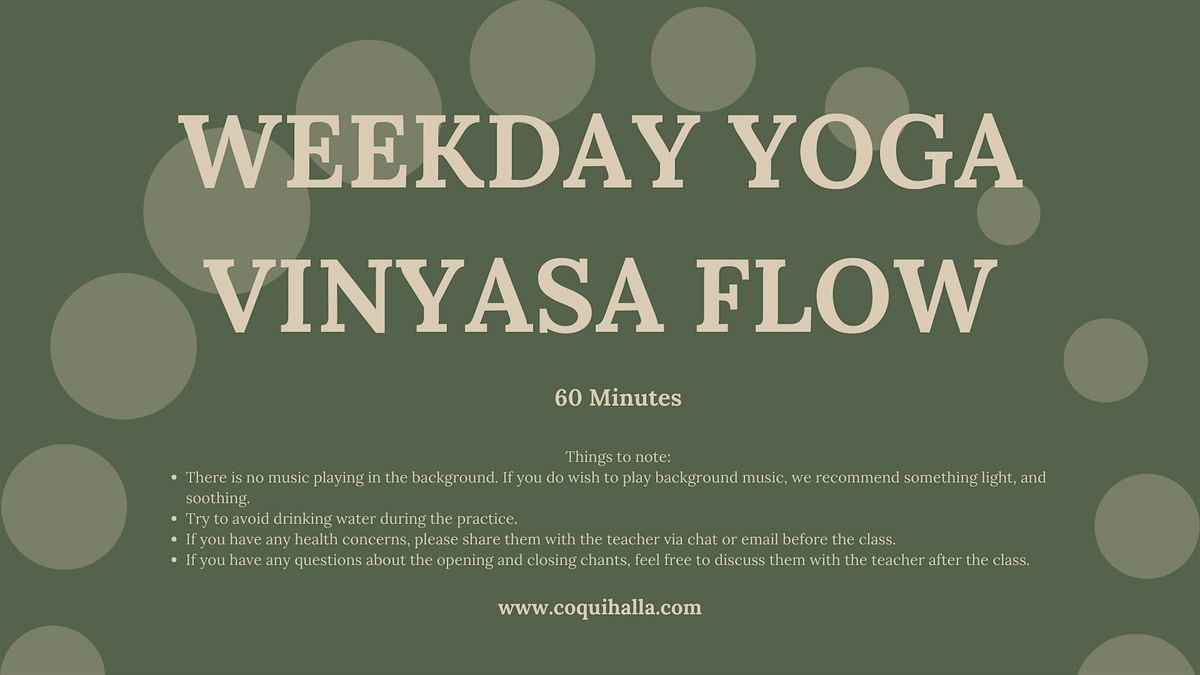 Morning Weekday Yoga Class | Olympia WA | Online
