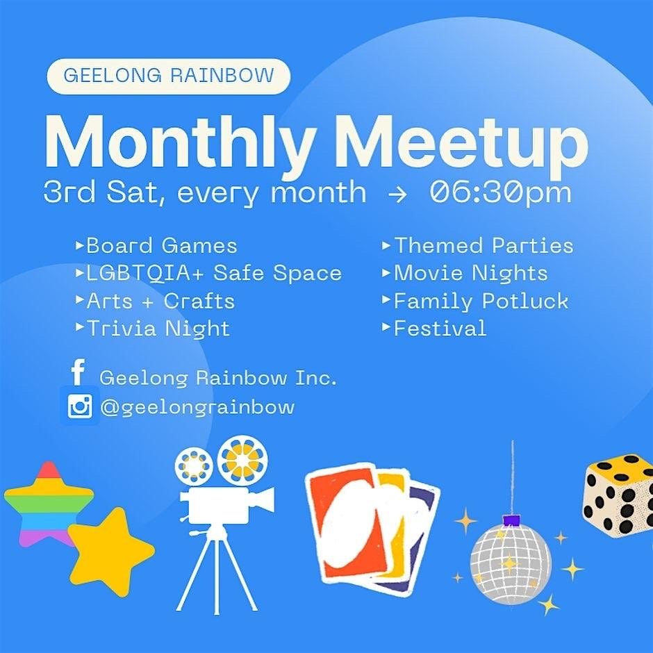 Geelong Rainbow Monthly Meet-ups