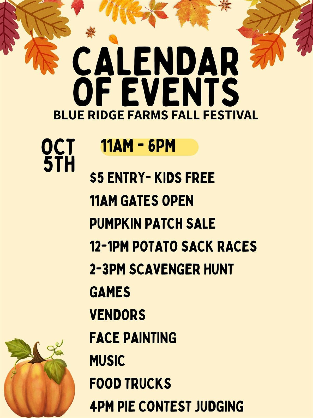 BLUE RIDGE FARMS FALL FESTIVAL DAY 2