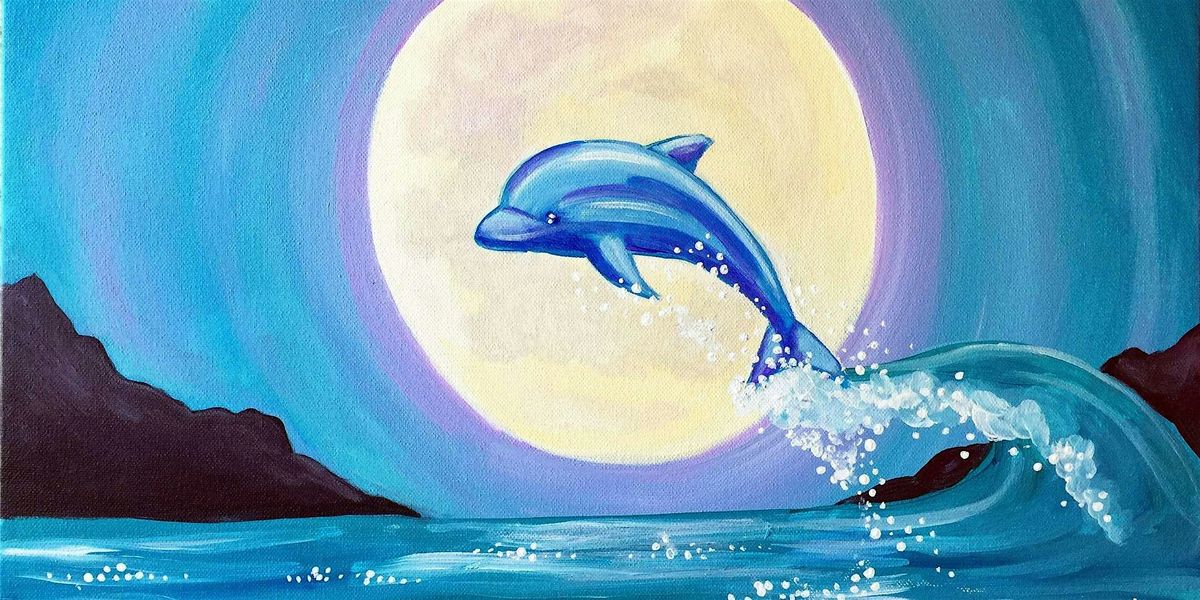 Moonlight Swim - Paint and Sip by Classpop!\u2122