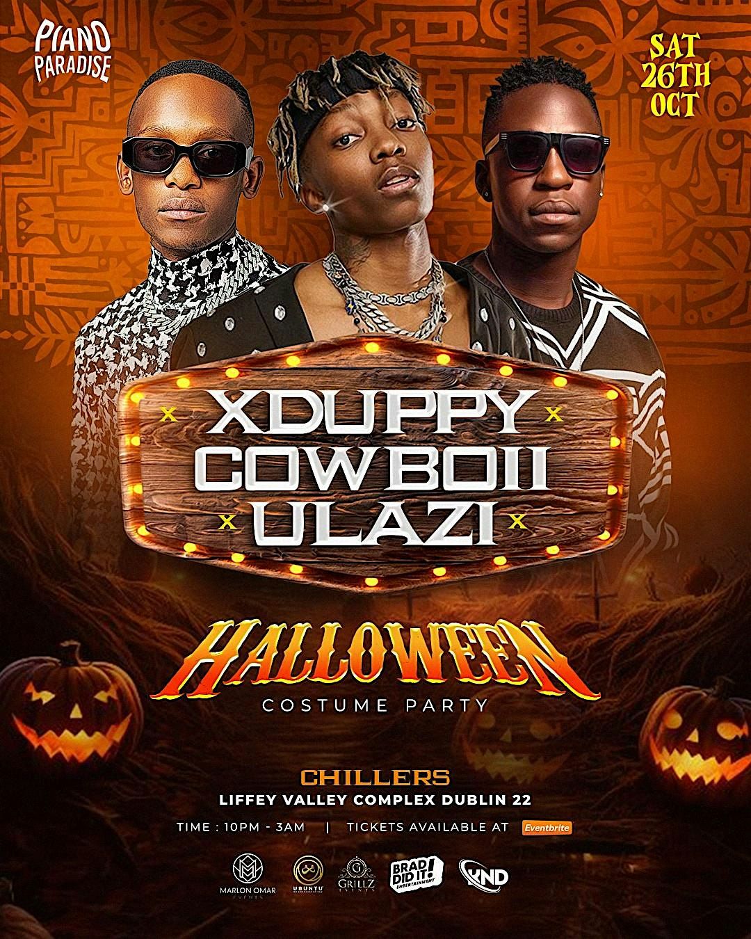 Xduppy, Cowboii & Ulazi- Halloween Party