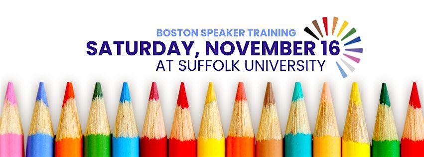 Boston Speaker Training