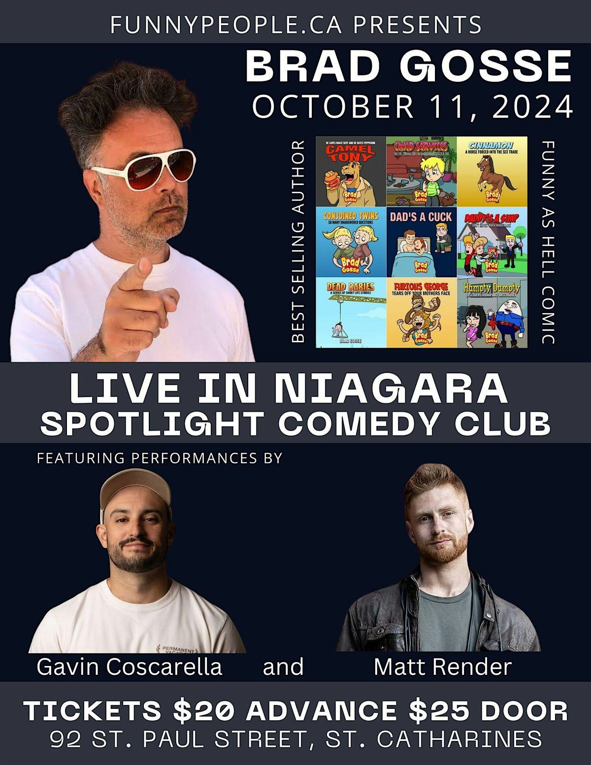 Brad Gosse Live at SpotLight Comedy Club