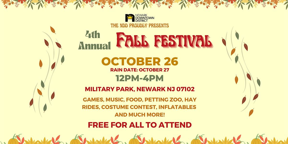 NDD 4th Annual Fall Festival