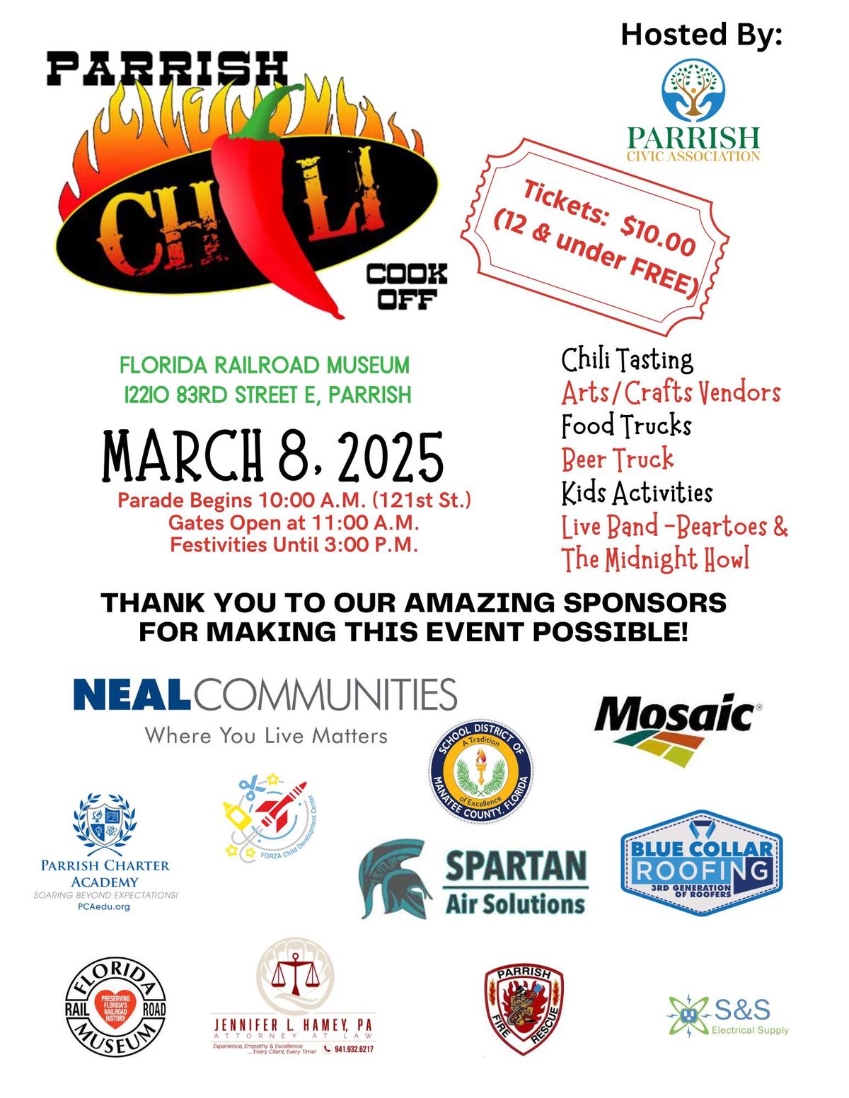 Parrish Heritage Festival & Chili Cookoff