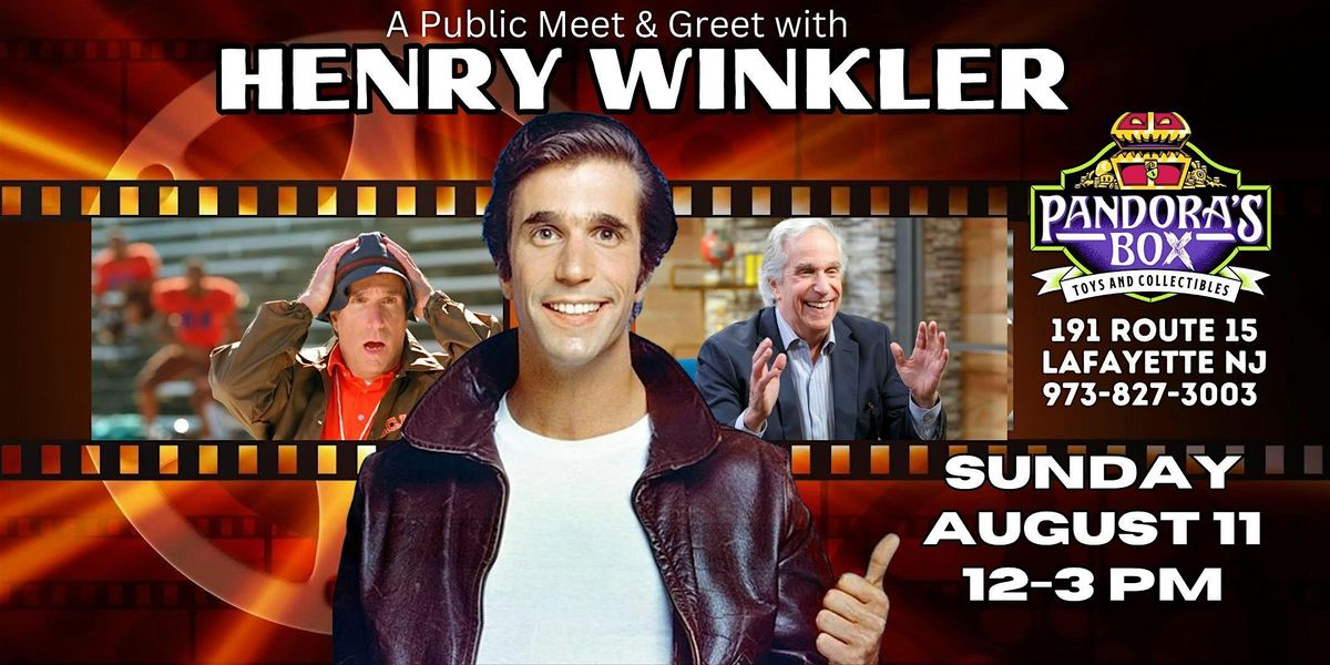 Henry Winkler Meet & Greet at Pandora's Box Toys & Collectibles