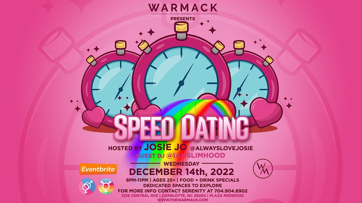 SPEED DATING AT WARMACK (LGBTQ+)