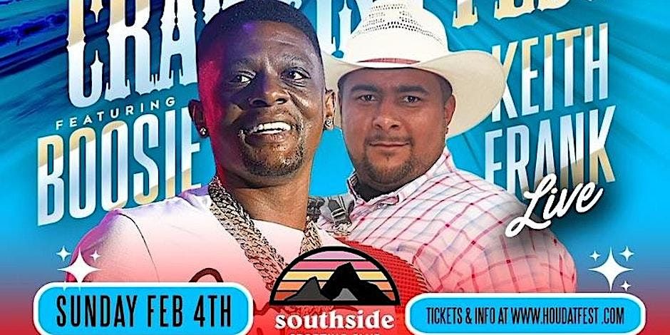 BOOSIE & KEITH FRANK HOU DAT ANNUAL CRAWFISH FEST at Southside_